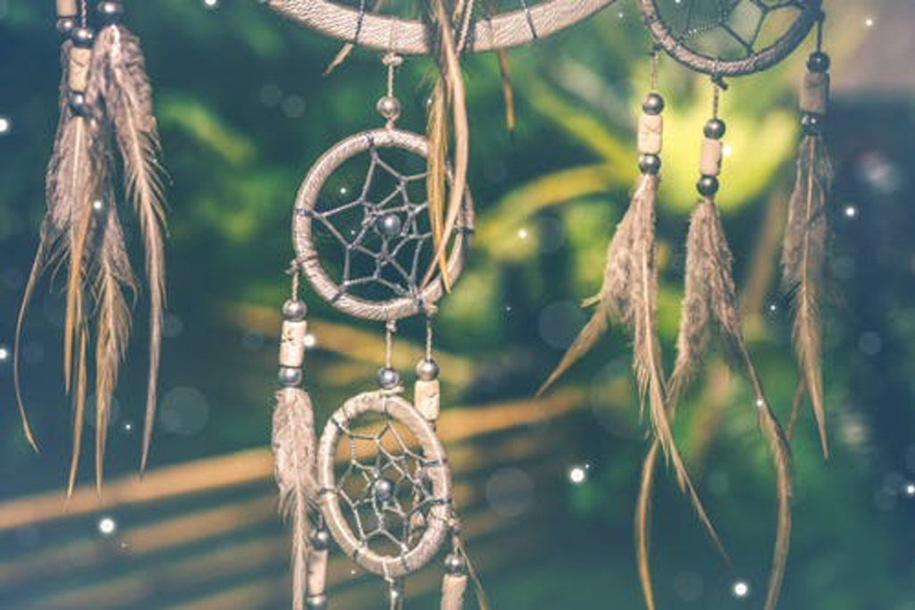 Selective Focus Photo of Brown Dreamcatcher